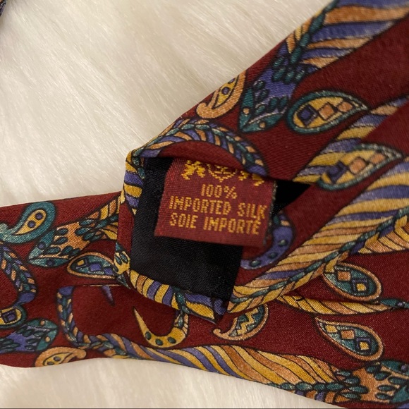 Metropolitan Museum of Art Blue Red Neck Tie - Picture 6 of 8